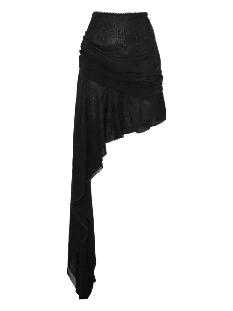 THE ANDAMANE asymmetrical mini skirt Black T180361ATNS038