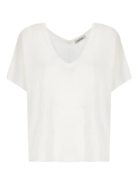Kangra v-neck short-sleeve T-shirt White 195177001