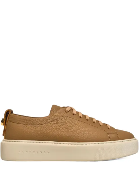 Henderson Baracco leather platform sneakers Brown VALEV