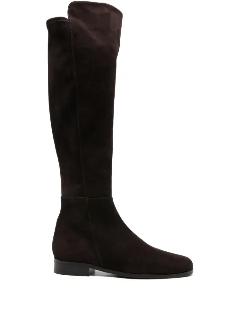 TRUMAN´S calf-suede knee-high boots Brown 7823