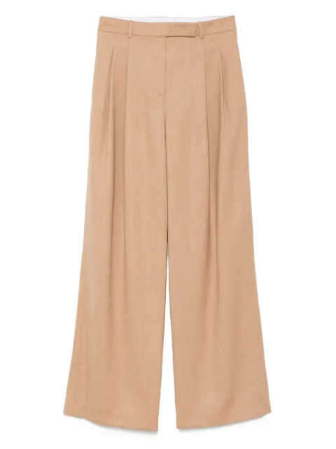 Eleventy pleated wide-leg trousers Neutrals L80PANH06TES0L123
