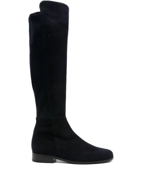 TRUMAN´S suede knee-high boots Black 7823
