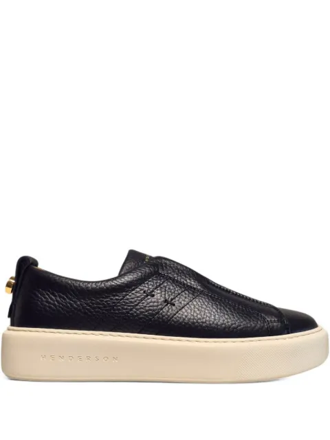 Henderson Baracco slip-on leather sneakers Black TERRYG