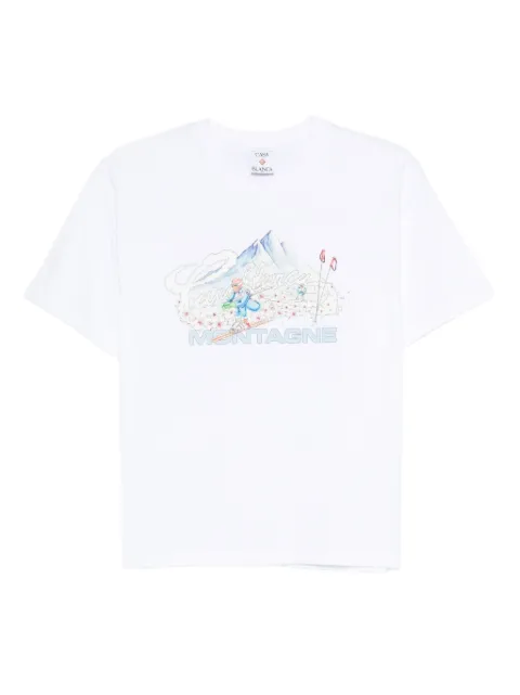 Casablanca graphic-print T-shirt White WAW25JTS04601