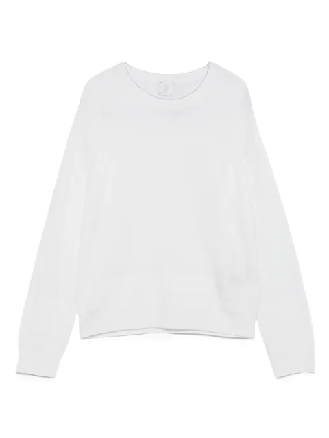 Eleventy round-neck wool sweater White L81MAGL09MAG0L04201