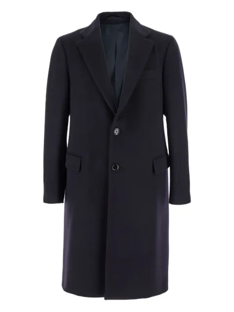Lardini single-breasted wool coat Blue CN23698ECN65601