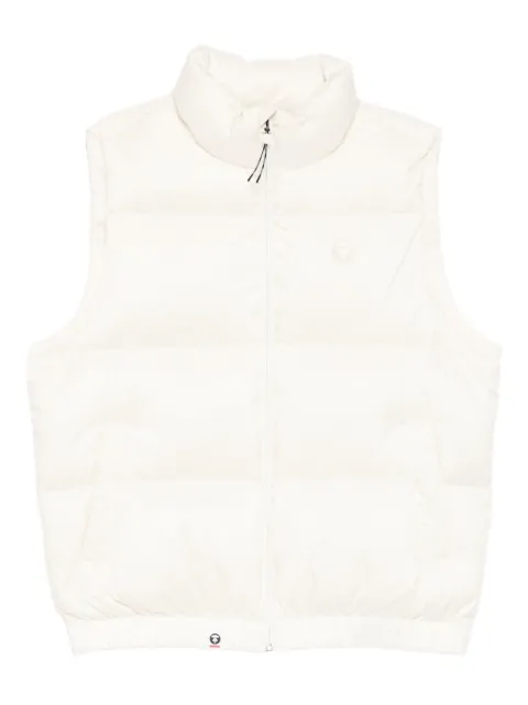 AAPE BY *A BATHING APE® logo-patch gilet Neutrals AAPDNM7721XXPIVX