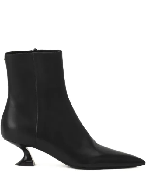 Lanvin pointed-toe sculpted-heel ankle boots Black FWBOGA0KNAPAH25