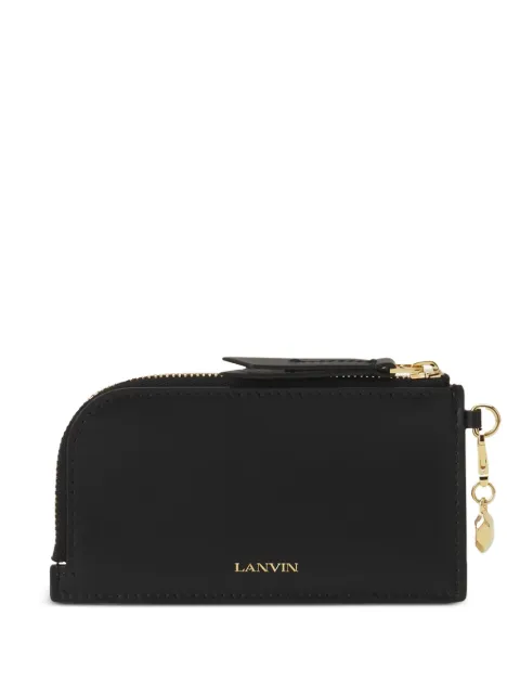 Lanvin zip-around leather wallet Black LWSLSZCHPIENH25