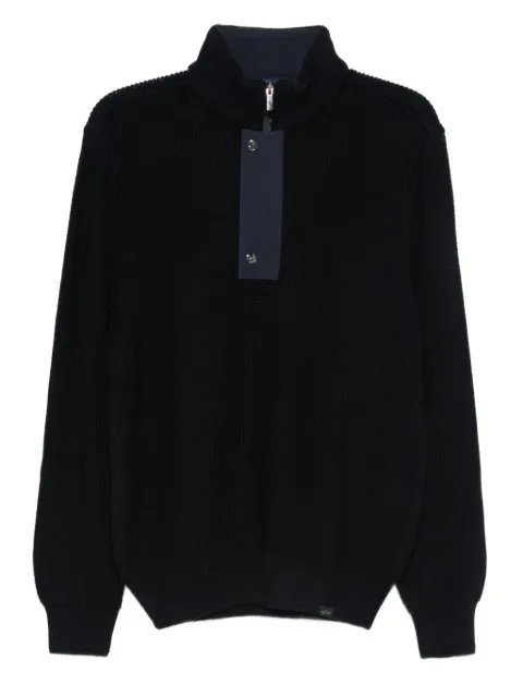 Paul & Shark half-zip sweater Blue 15311179