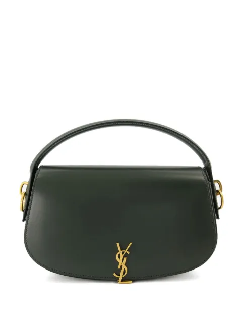 Saint Laurent Voltaire leather satchel bag Green 8373820SX0W
