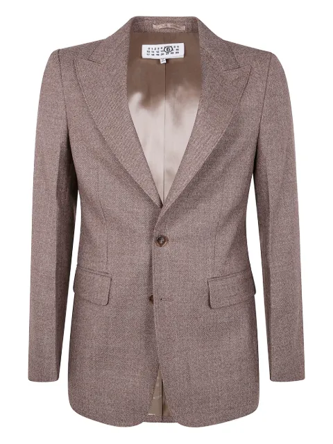 MM6 Maison Margiela wool blazer Neutrals S62BN0114M35687
