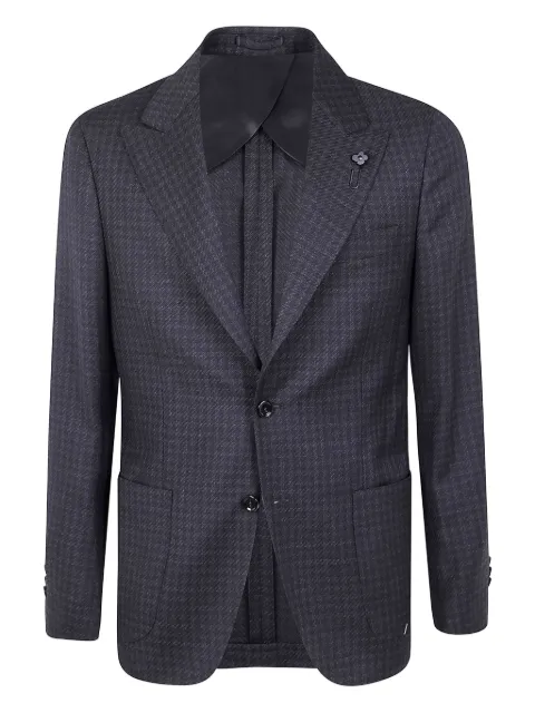 Lardini houndstooth-pattern blazer Grey CN688AEAAIF65515