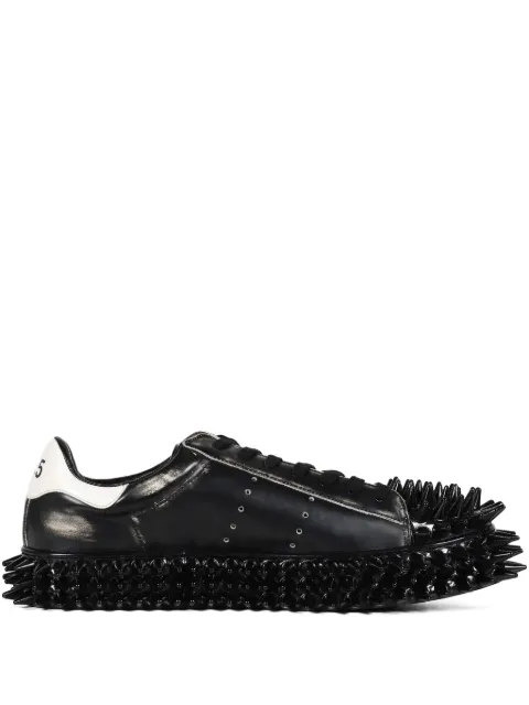 Doublet Spiky embellished lace-up low-top sneakers Black 25AW76FT63BLK