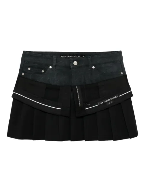 Andersson Bell patchwork skirt Black APA844W