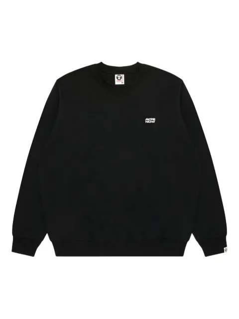 AAPE BY *A BATHING APE® embroidered-logo sweatshirt Black ASWC373XXP