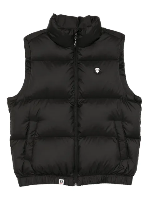 AAPE BY *A BATHING APE® logo-patch gilet Black AAPDNM7721XXPBKX