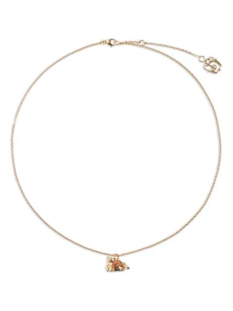 Burberry fox charm necklace Gold 8112964