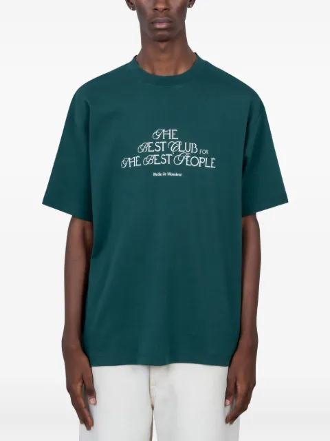Drôle De Monsieur The Best Club T-shirt Green ITS273CO002DGN
