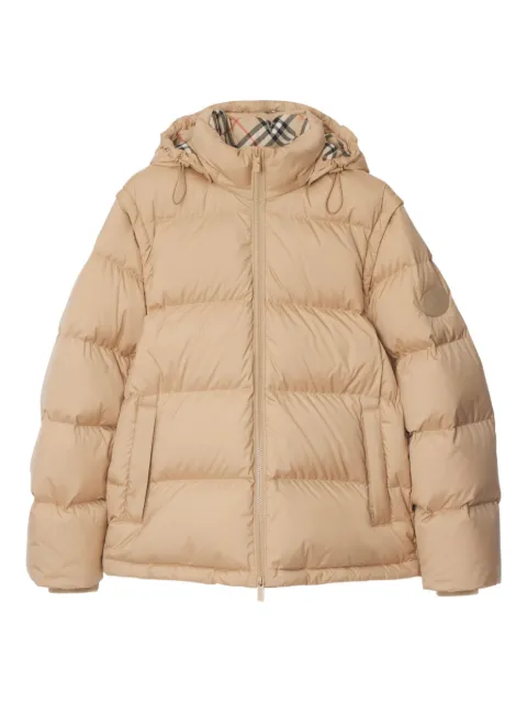 Burberry detachable sleeve bideford puffer jacket Neutrals 8110363