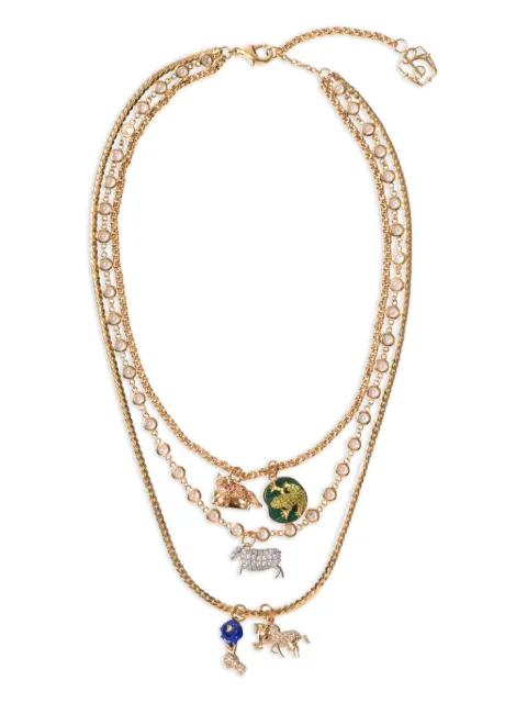 Burberry charm triple-layer necklace Gold 8112027