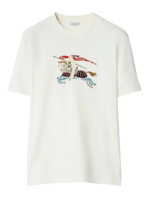 Burberry EKD-embroidered T-shirt White 8115086