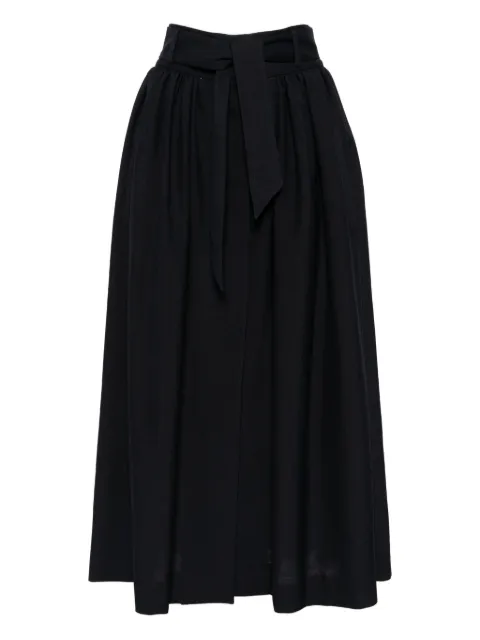 Martin Grant wool slit skirt Blue E20FJ05CTNS94