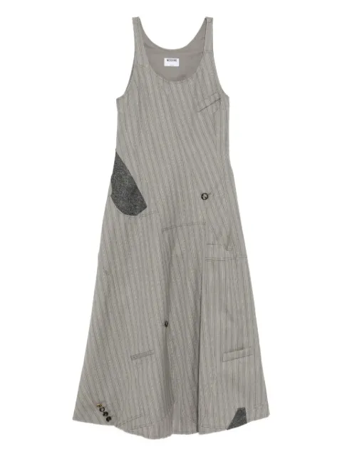 Moschino asymmetric sleeveless dress Grey 4255536