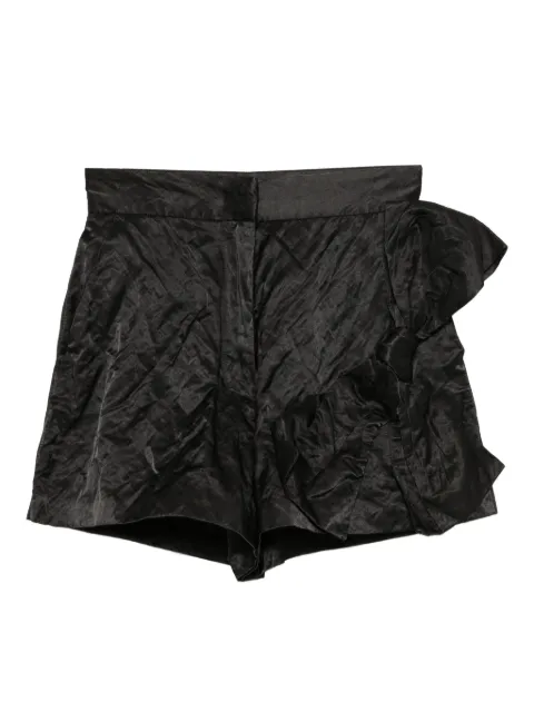 MSGM bow-embellished shorts Black 3941MDB04257611