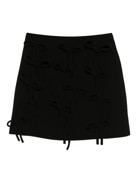 MSGM bow-embellished skirt Black 3941MDD21X257772