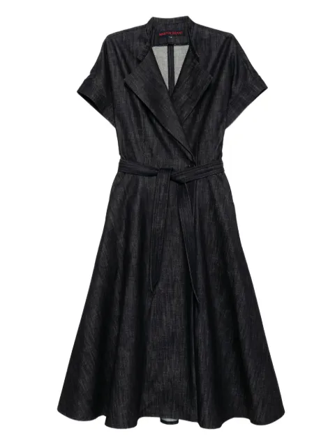 Martin Grant denim wrap dress Blue A18FR01MP08