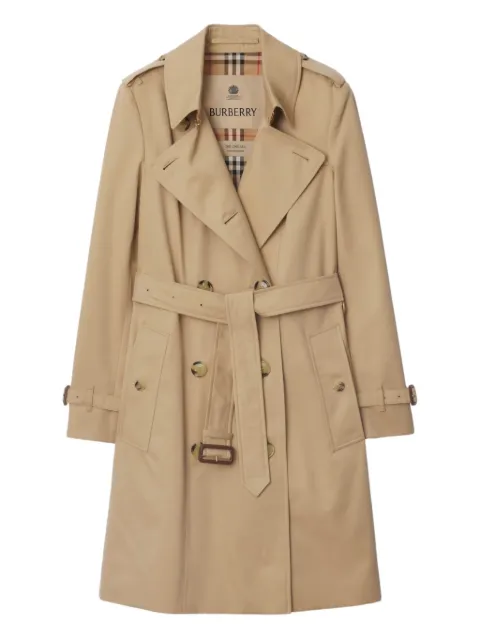 Burberry mid-length Chelsea Heritage trench coat Neutrals 8117239