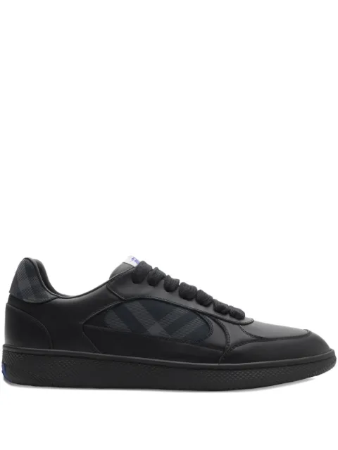 Burberry leather and Check Terrace sneakers Black 8114309