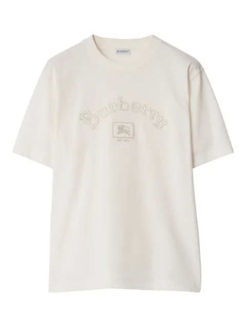 Burberry gothic logo cotton T-shirt White 8116063