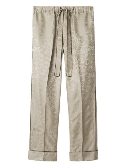 Burberry jacquard pajama pants Neutrals 8115105