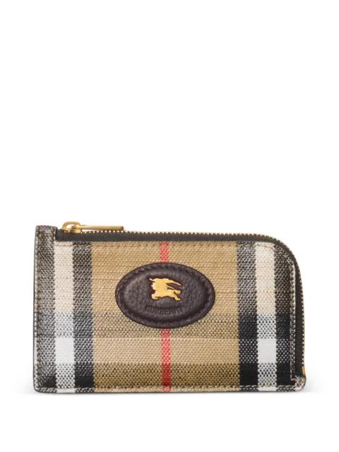 Burberry Highlands zip card case Neutrals 8115380