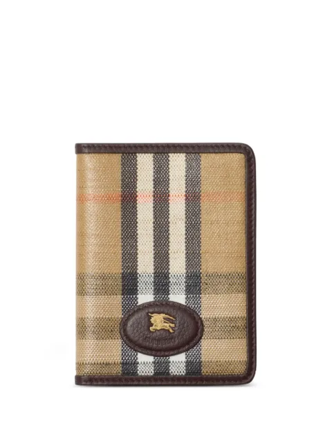 Burberry check-pattern wallet Brown 8115376