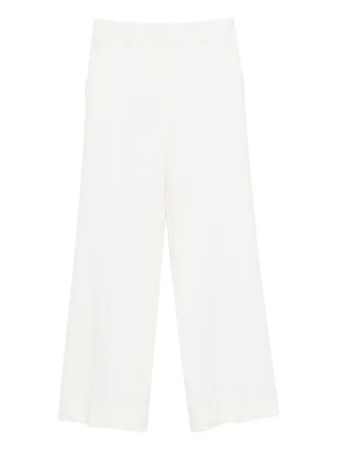 P.A.R.O.S.H. pressed-crease tailored trousers Neutrals LILIUXY25D231491