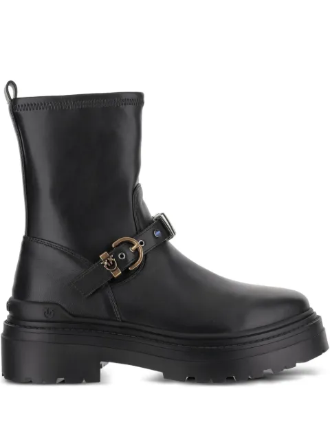 PINKO leather ankle boots Black SD0447P061