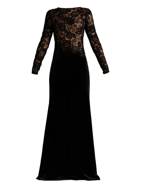 Tadashi Shoji Forena embroidered maxi dress Black CHT16206LXY
