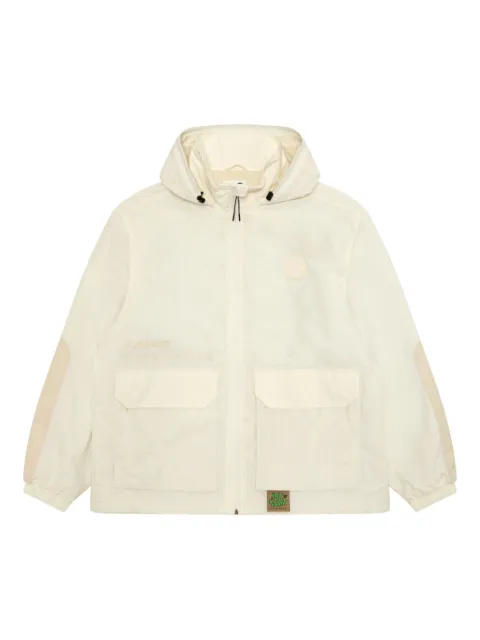 AAPE BY *A BATHING APE® hooded logo-patch jacket Neutrals AJK7745XXP