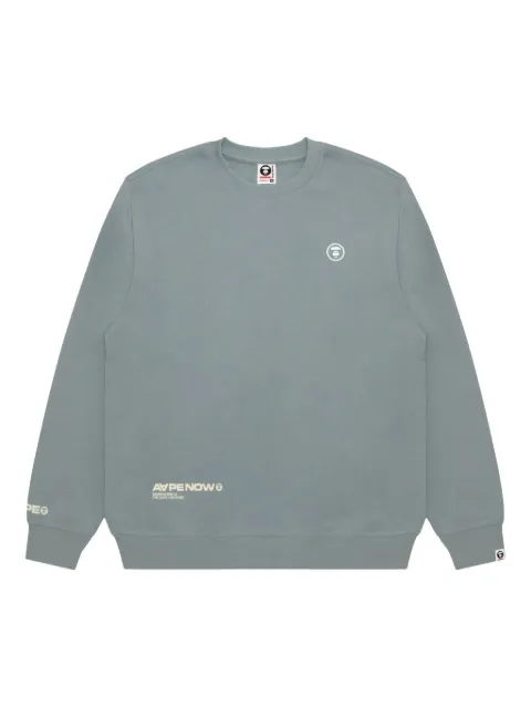 AAPE BY *A BATHING APE® Ape Now 9 logo sweatshirt Grey ASWC348XXP