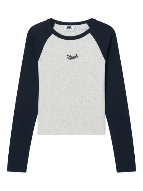 CHOCOOLATE raglan-sleeve T-shirt White B1XLTW00585X