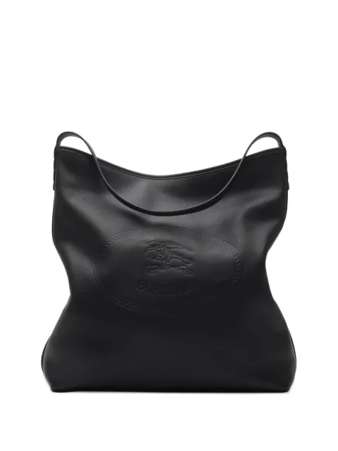Burberry Highlands logo-debossed shoulder bag Black 8114620