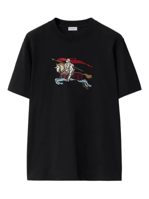 Burberry Equestrian Knight-embroidered T-shirt Black 8115085