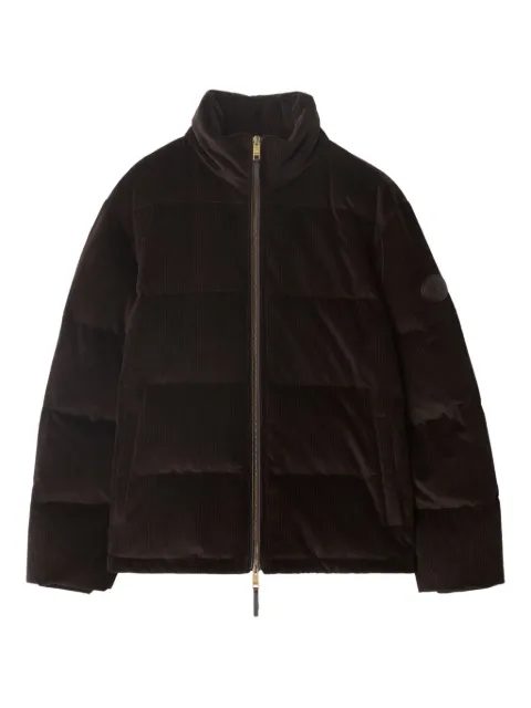 Burberry corduroy puffer jacket Brown 8116890