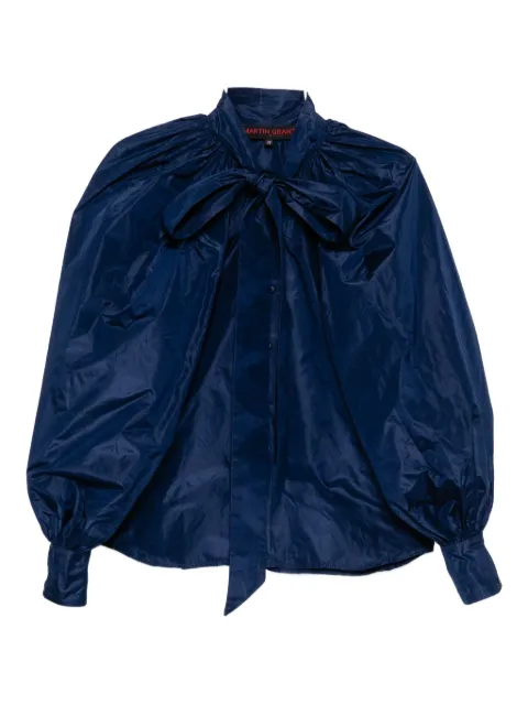Martin Grant silk shirt Blue E20T07NS90