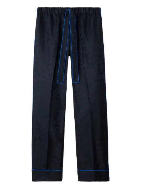 Burberry Sunflower jacquard pajama bottoms Black 8116424
