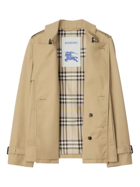 Burberry belted double-breasted jacket Brown 8113529