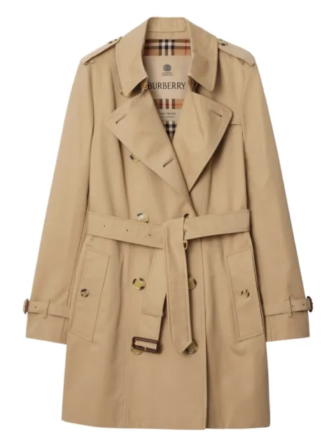 Burberry short Chelsea heritage trench coat Neutrals 8117241